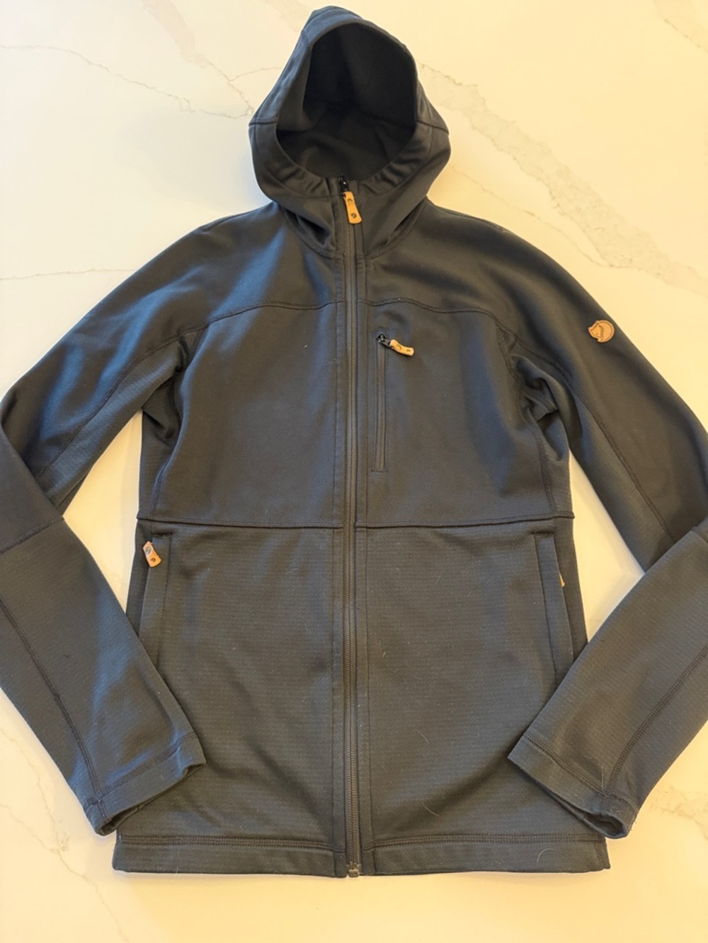 Fjallraven Women's Hooded Full-Zip Jacket - Charcoal